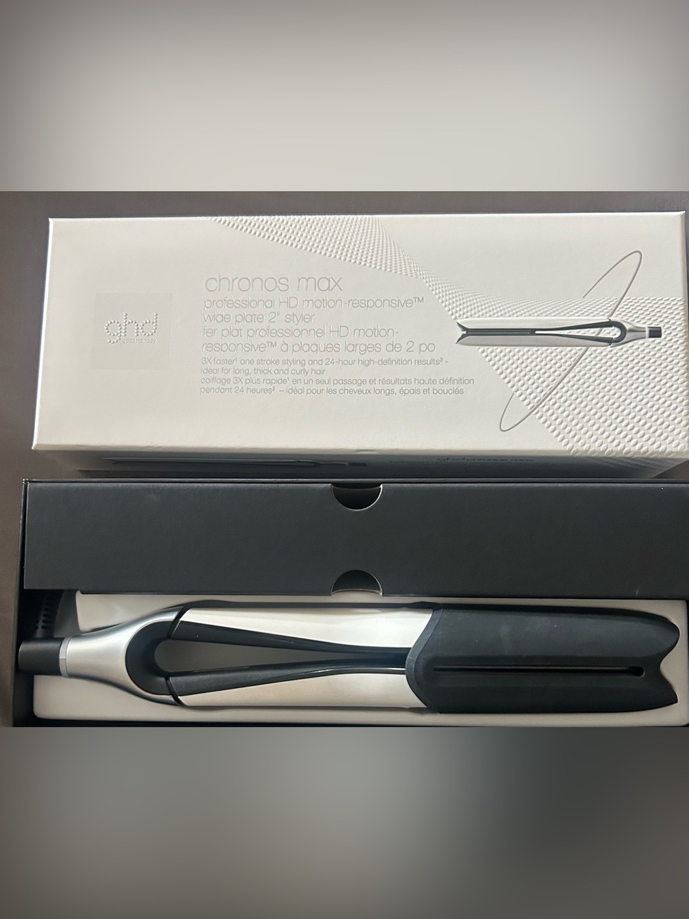 GHD Chronos Max 2" Wide Plate Professional Hair Styler Iron